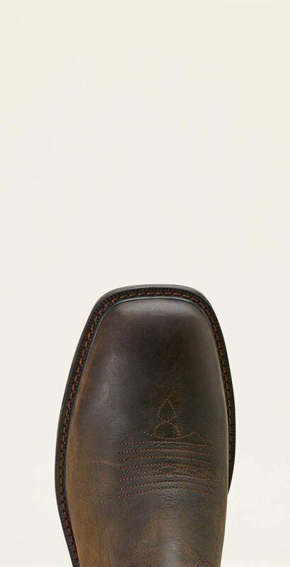 Groundbreaker Wide Square Toe Waterproof Work Boot Toe